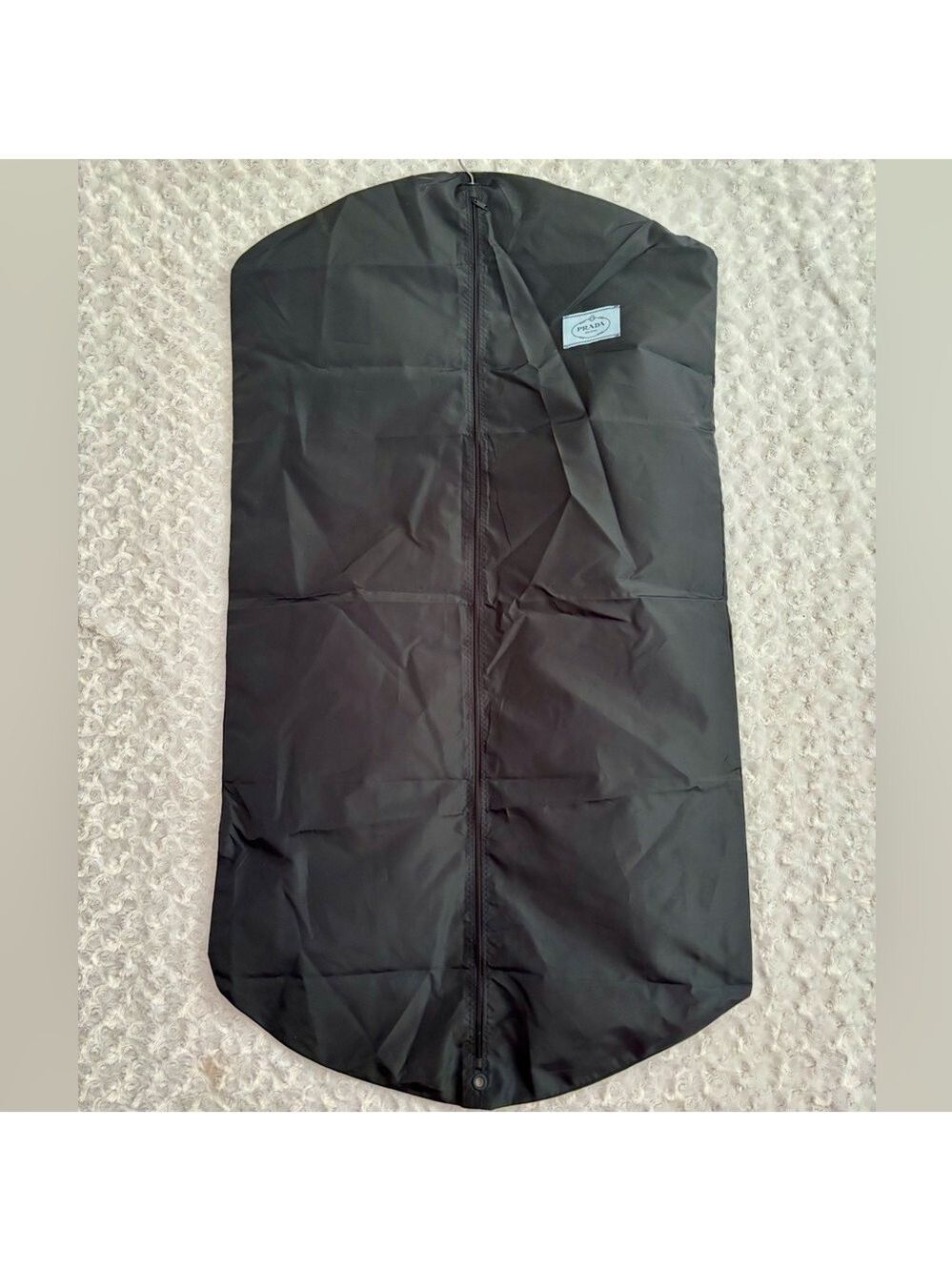 Authentic Prada Black Nylon Garment Bag NWOT | Designer Travel Storage - Picture 2 of 6